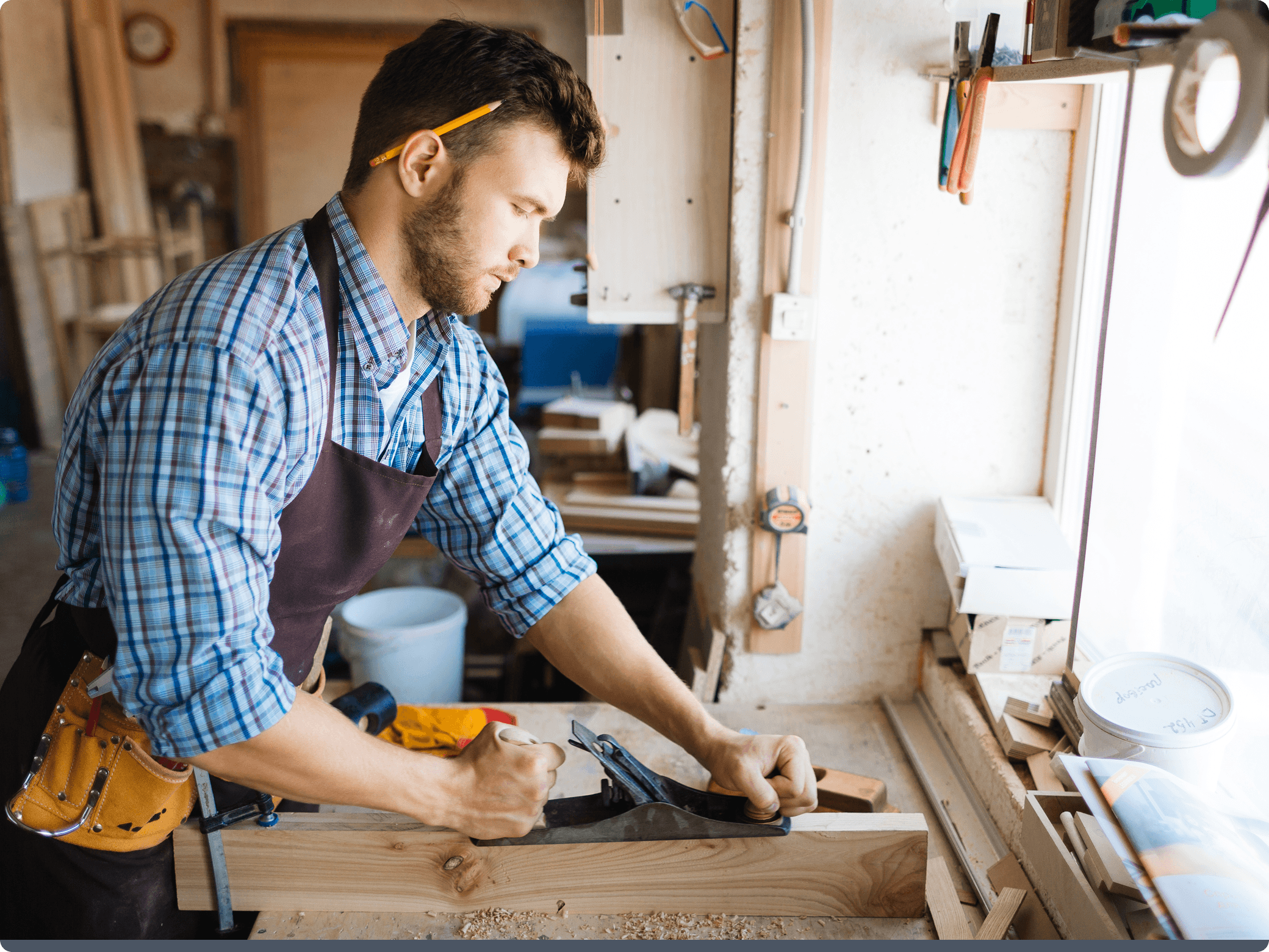 Fashion artisan at work