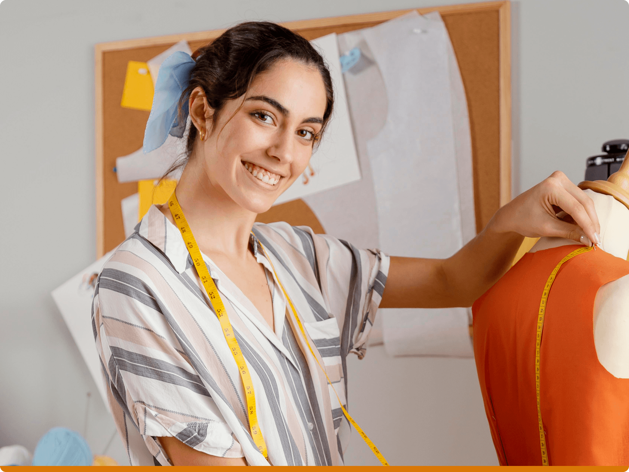 Fashion artisan at work